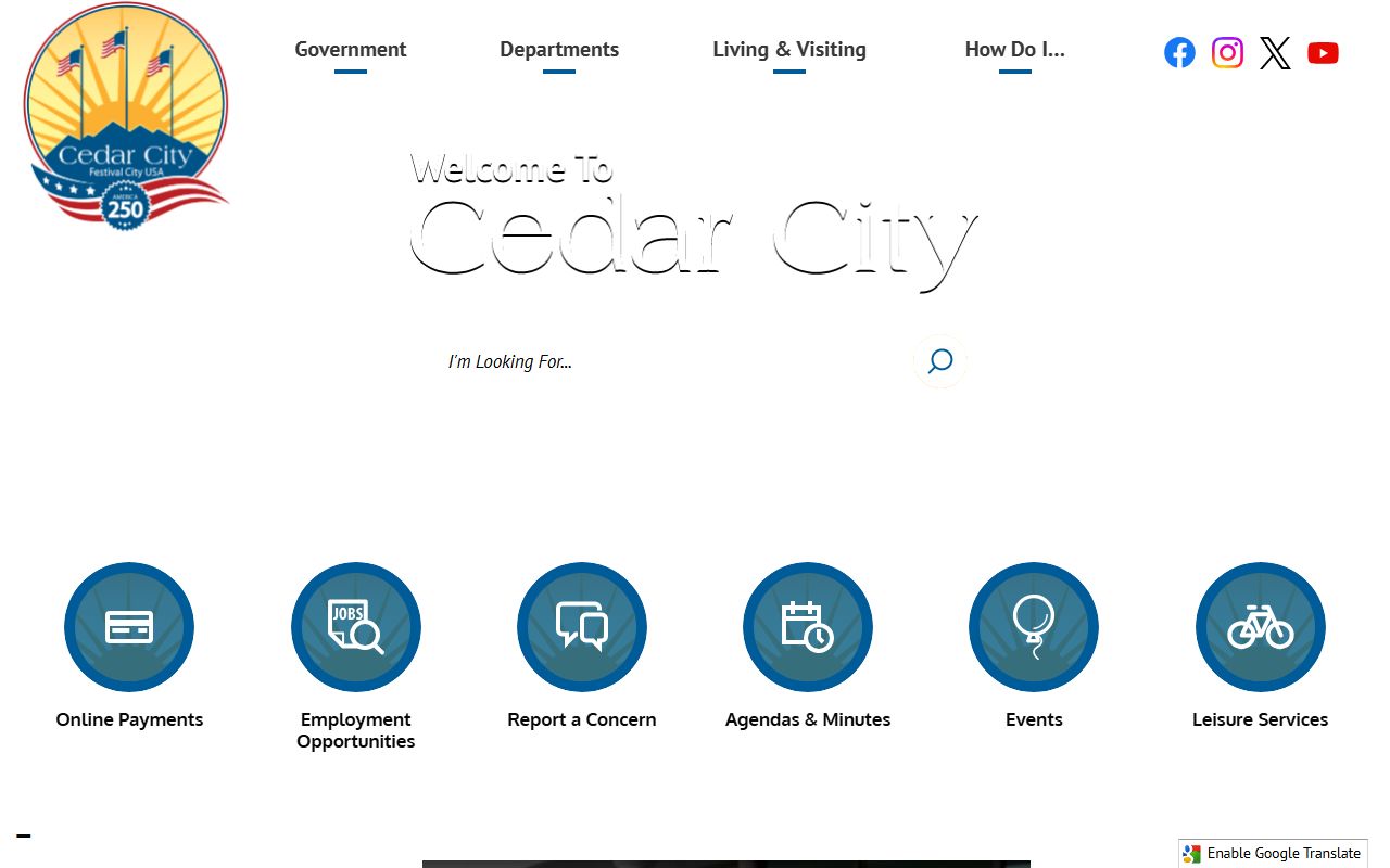 Cedar City divorce decree records Cedar City official website