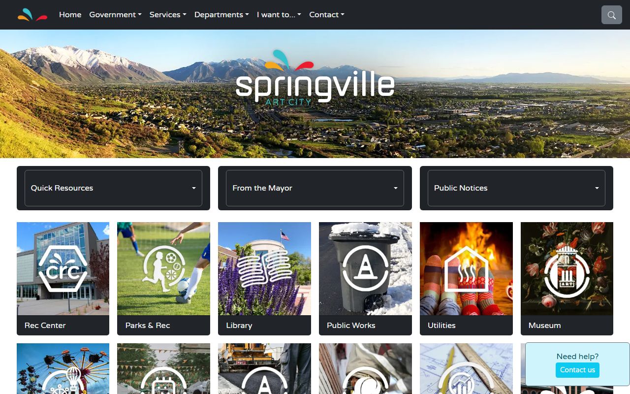 Springville divorce decree records Springville City official website