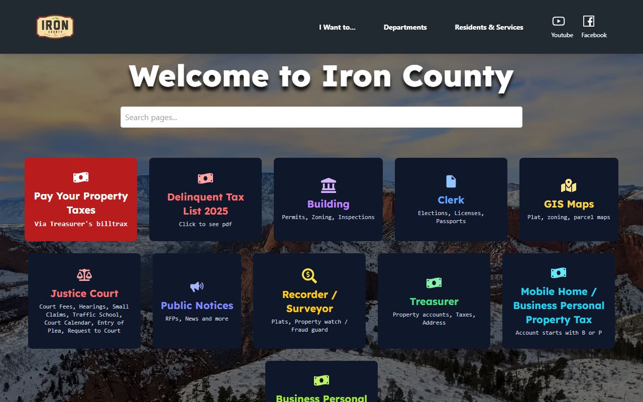 Iron County divorce decree official county website